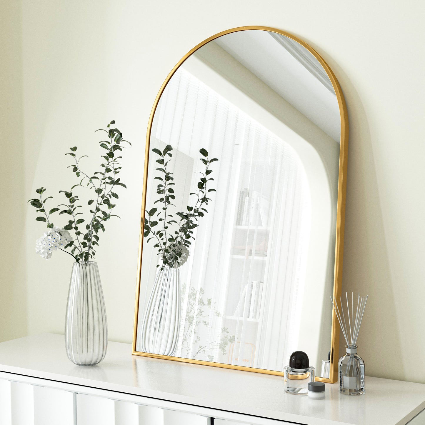 Arch Bathroom Wall Mounted Vanity Mirror