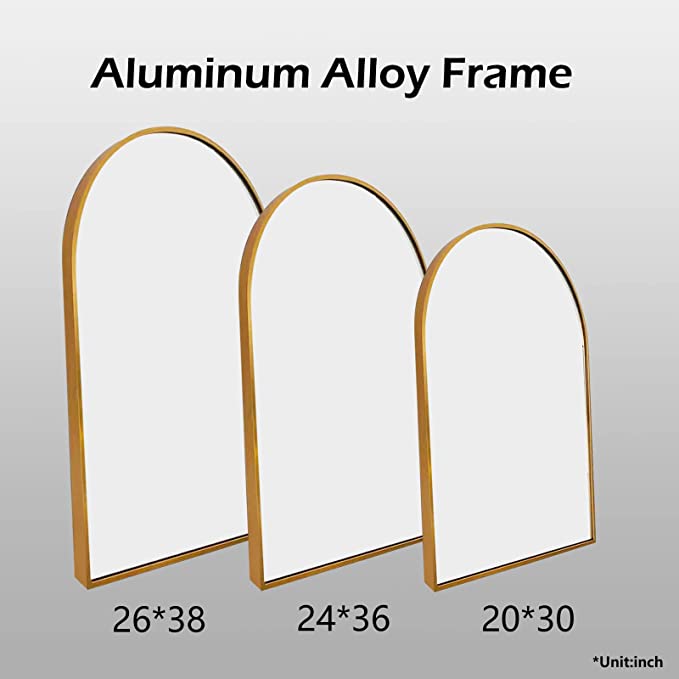 Arch Bathroom Wall Mounted Vanity Mirror