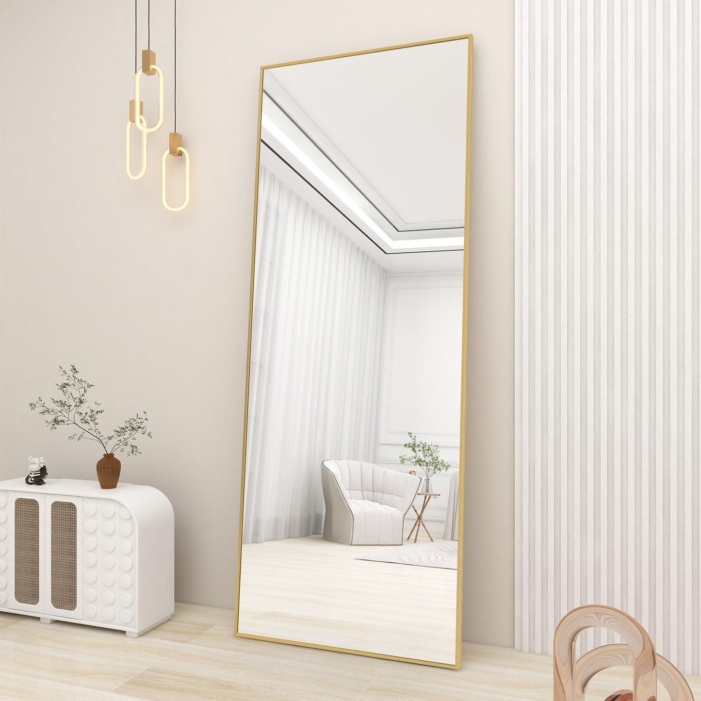 Large Full Length Mirror Rectangle Standing Mirror Wall Mirror