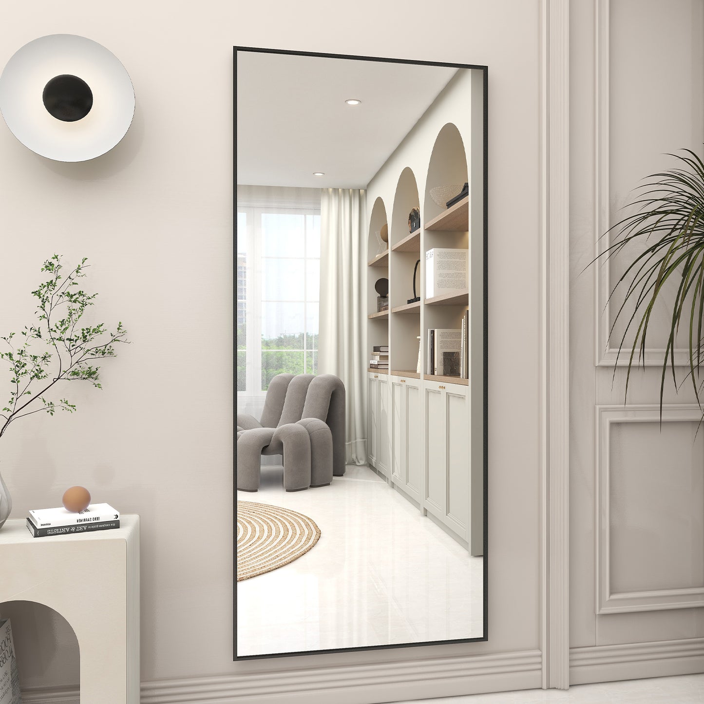 Large Full Length Mirror Rectangle Standing Mirror Wall Mirror