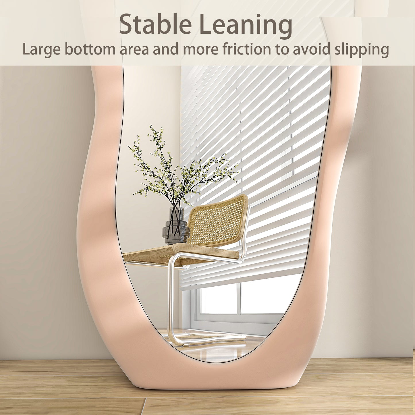 30x71 Irregular Full Length Mirror Stylish Decorative Mirrors